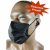 Black Disposable Masks - 50/Box - Image 2