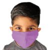 Kids 2-Ply Cotton Masks - 3 Pack (Pink, Blue, Purple) - S/M - Image 3
