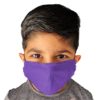 Kids 2-Ply Cotton Masks - 3 Pack (Pink, Blue, Purple) - S/M - Image 4